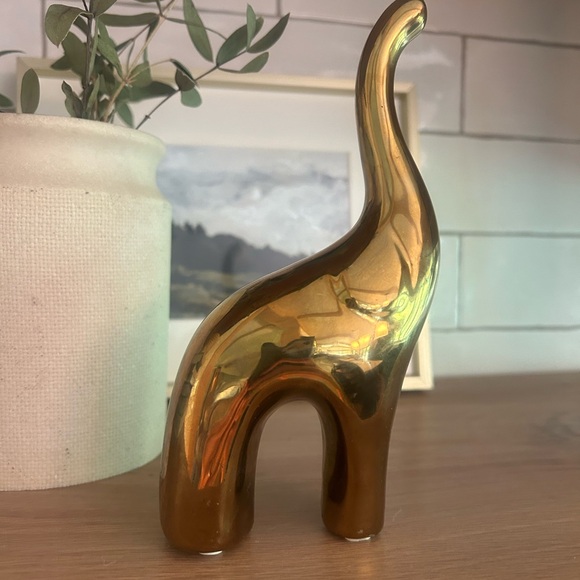 Gold Elephant Figurine/ Nursey or Playroom Decor - Picture 3 of 5